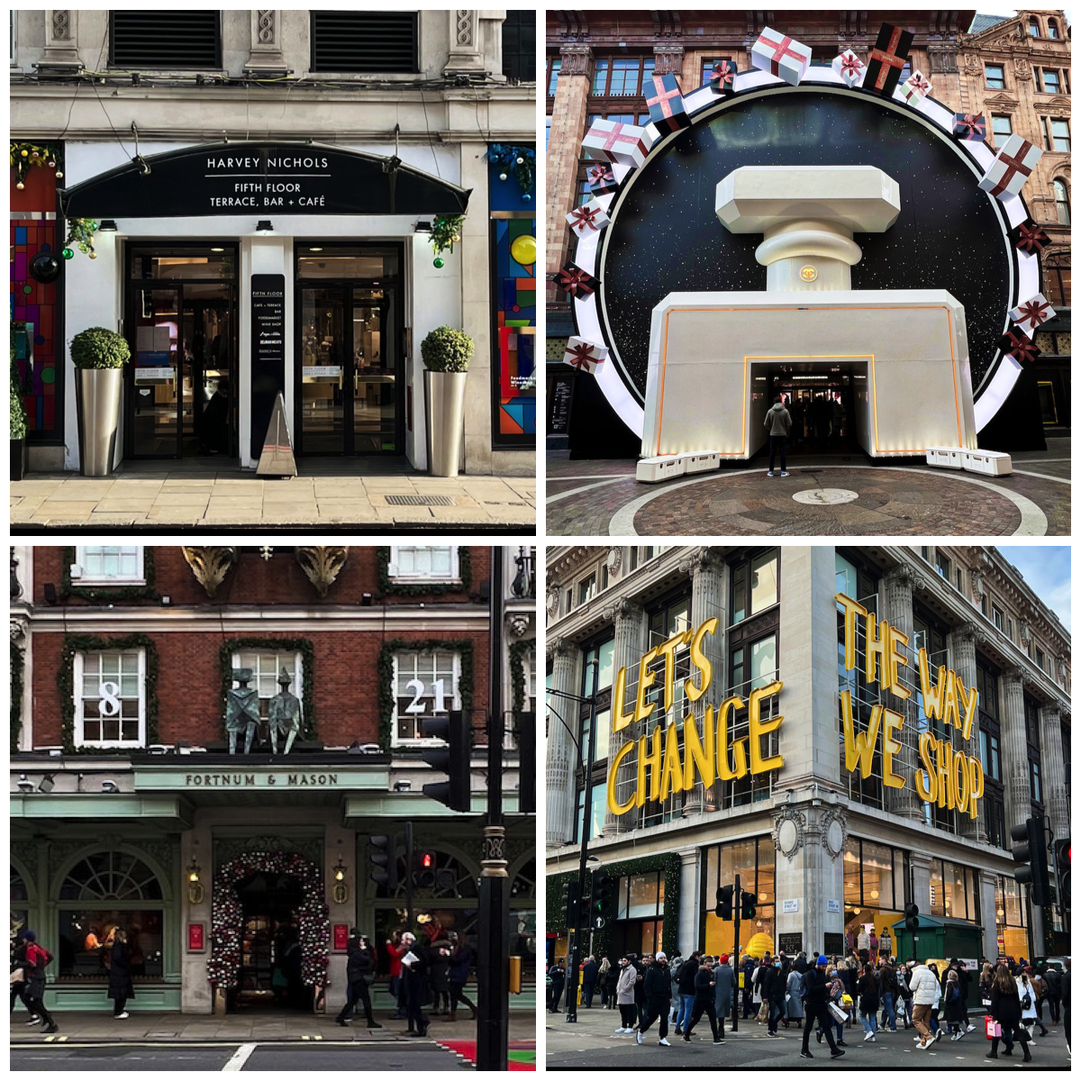 Plant-Based Christmas Review of Top 4 London Food Halls – Part 2: Fortnum & Mason and Selfridges
